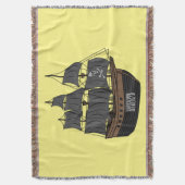 Abbildung des Cartoon von Piratenschiffen Decke (Vorderseite Vertikal)