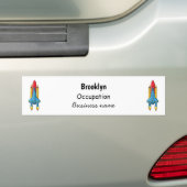 Abbildung des Cartoon von Raketenschiffen Autoaufkleber (Auf Auto)