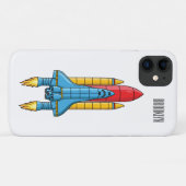 Abbildung des Cartoon von Raketenschiffen Case-Mate iPhone Hülle (Rückseite (Horizontal))