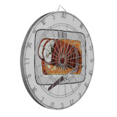 Abbildung des Cartoon von Roasttruthühnern Dartscheibe (Vorderseite Links)