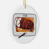 Abbildung des Cartoon von Roasttruthühnern Keramik Ornament (Rechts)