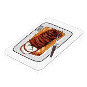 Abbildung des Cartoon von Roasttruthühnern Magnet (Linke Seite)