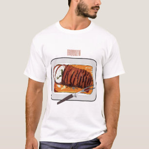 Abbildung des Cartoon von Roasttruthühnern T-Shirt