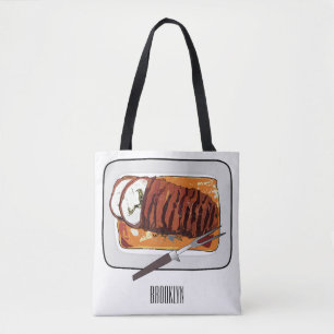 Abbildung des Cartoon von Roasttruthühnern Tasche