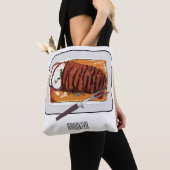Abbildung des Cartoon von Roasttruthühnern Tasche (Von Nahem)