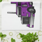 Abbildung des Cartoon von Sattelanhängern Geschirrtuch (Gefaltet)