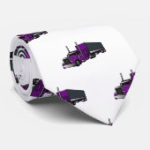 Abbildung des Cartoon von Sattelanhängern Krawatte (Gerollt)