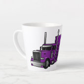 Abbildung des Cartoon von Sattelanhängern Milchtasse (Linke Ecke)