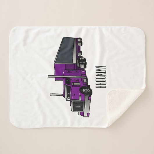 Abbildung des Cartoon von Sattelanhängern Sherpadecke (Vorderseite (Horizontal))