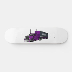 Abbildung des Cartoon von Sattelanhängern Skateboard
