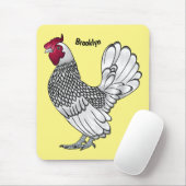 Abbildung des Cartoon von Sebright-Hühnern Mousepad (Mit Mouse)