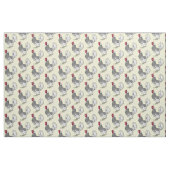 Abbildung des Cartoon von Sebright-Hühnern Stoff (Fat Quarter (45,7 x 55,9 cm))