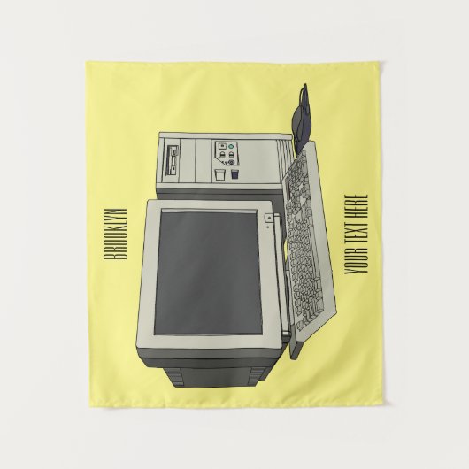 Abbildung des Cartoon Wandteppich (Vorderseite)