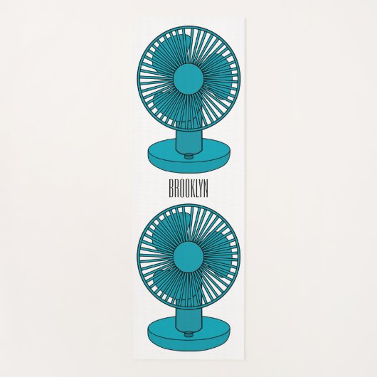 Abbildung des Cartoon Yogamatte (Vorderseite)