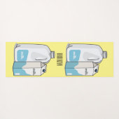 Abbildung des Cartoon Yogamatte (Rückseite (Horizontal))