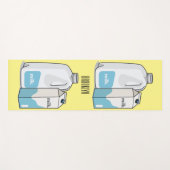 Abbildung des Cartoon Yogamatte (Vorderseite (Horizontal))