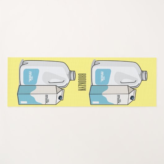 Abbildung des Cartoon Yogamatte (Vorderseite (Horizontal))