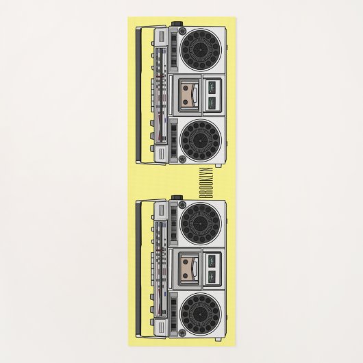 Abbildung des Cartoon Yogamatte (Vorderseite)