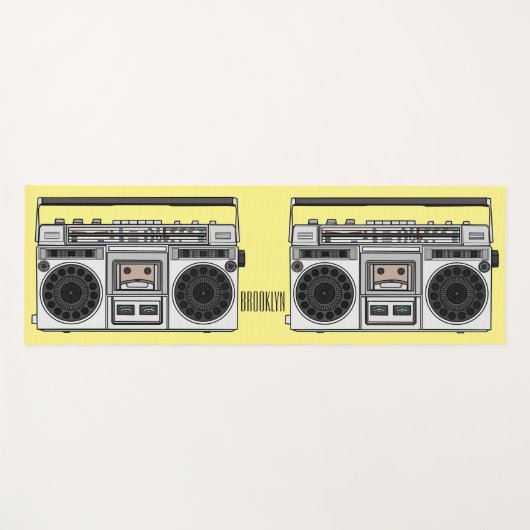 Abbildung des Cartoon Yogamatte (Vorderseite (Horizontal))