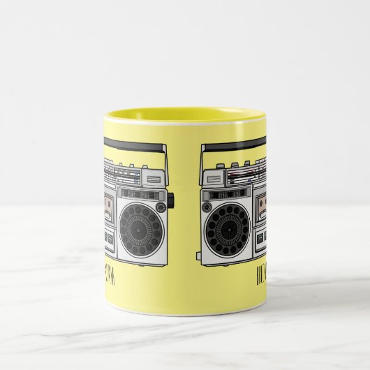 Abbildung des Cartoon Zweifarbige Tasse (Mittel)