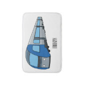 Abbildung des elektrischen Cartoon Badematte (Vorderseite Vertikal)