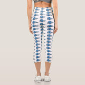 Abbildung des elektrischen Cartoon Capri Leggings (Rückseite)