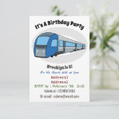 Abbildung des elektrischen Cartoon Einladung (Stehend Vorderseite)