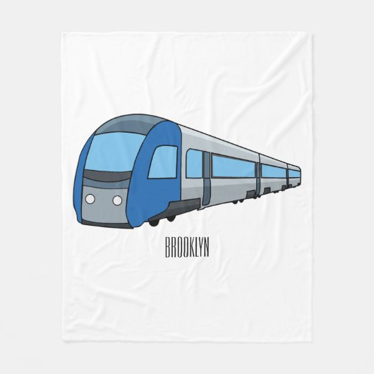 Abbildung des elektrischen Cartoon Fleecedecke (Vorderseite)