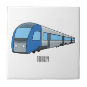 Abbildung des elektrischen Cartoon Fliese (Vorderseite)