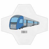 Abbildung des elektrischen Cartoon Fußball (Flach)