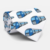 Abbildung des elektrischen Cartoon Krawatte (Gerollt)