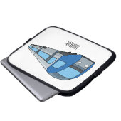 Abbildung des elektrischen Cartoon Laptopschutzhülle (Vorne Knopf)