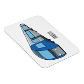 Abbildung des elektrischen Cartoon Magnet (Rechte Seite)