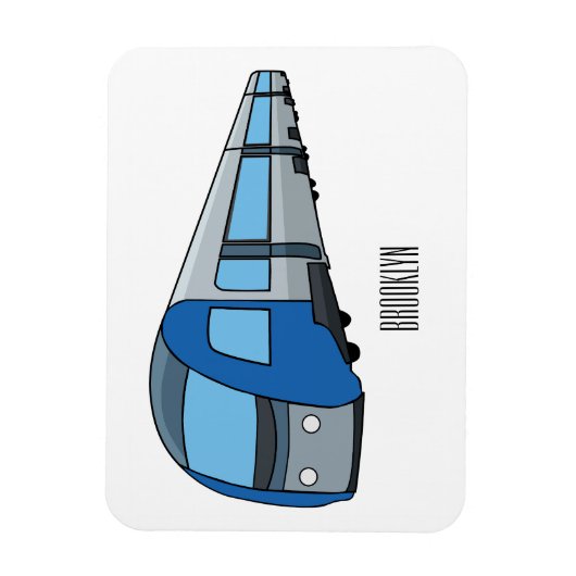 Abbildung des elektrischen Cartoon Magnet (Vertikal)