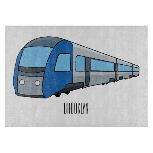 Abbildung des elektrischen Cartoon Schneidebrett (Vorderseite)