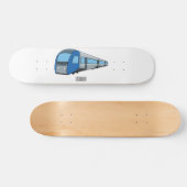 Abbildung des elektrischen Cartoon Skateboard (Horizontal)