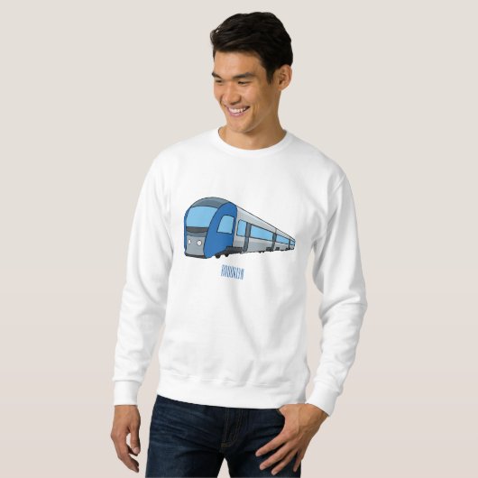 Abbildung des elektrischen Cartoon Sweatshirt (Vorne ganz)