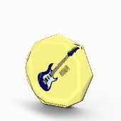 Abbildung des elektrischen Gitarren-Cartoon Fotoblock (Rechts)