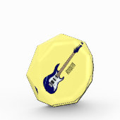 Abbildung des elektrischen Gitarren-Cartoon Fotoblock (Links)