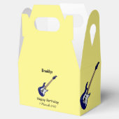 Abbildung des elektrischen Gitarren-Cartoon Geschenkschachtel (Geöffnet)