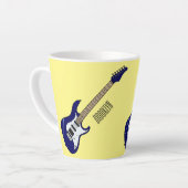 Abbildung des elektrischen Gitarren-Cartoon Milchtasse (Linke Ecke)