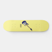 Abbildung des elektrischen Gitarren-Cartoon Skateboard (Horizontal)