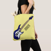 Abbildung des elektrischen Gitarren-Cartoon Tasche (Von Nahem)