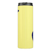 Abbildung des elektrischen Gitarren-Cartoon Thermosbecher (Rückseite)