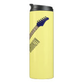 Abbildung des elektrischen Gitarren-Cartoon Thermosbecher (Nach rechts gedreht)