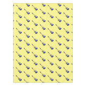 Abbildung des elektrischen Gitarren-Cartoon Tischdecke (Vorderseite)