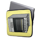 Abbildung des elektrischen Ofens Cartoon Laptopschutzhülle (Vorderseite Links)