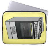Abbildung des elektrischen Ofens Cartoon Laptopschutzhülle (Vorderseite)