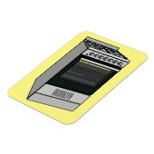 Abbildung des elektrischen Ofens Cartoon Magnet (Linke Seite)