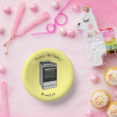 Abbildung des elektrischen Ofens Cartoon Pappteller (Party)